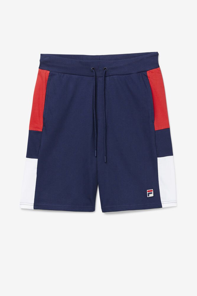 Fila Shorts Mens Navy - Galway - Philippines 8706259-JP